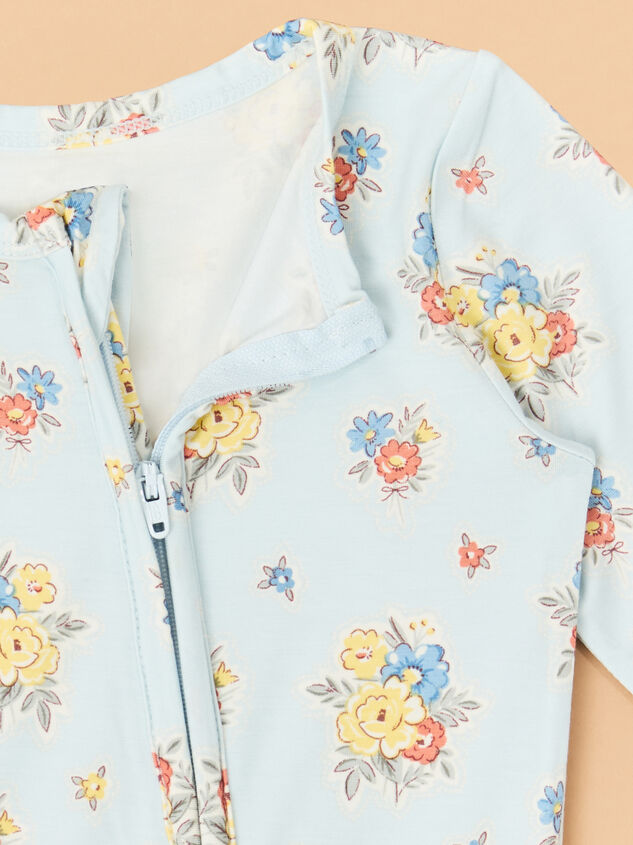 Rheagan Floral Ruffle Footie Detail 3 - ALTAR'D STATE KIDS