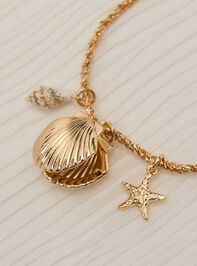 Twisted Shell Cluster Necklace Detail 2 - ALTAR'D STATE KIDS