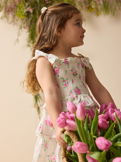 Lani Floral Top and Skort Set - ALTAR'D STATE KIDS