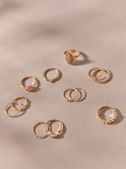 Vintage Brown Multi Ring Pack - AS Kids