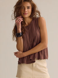 Quinn Pleated Tank Detail 2 - AS Kids