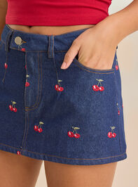 Alaina Embroidered Mini Skirt Detail 2 - ALTAR'D STATE KIDS