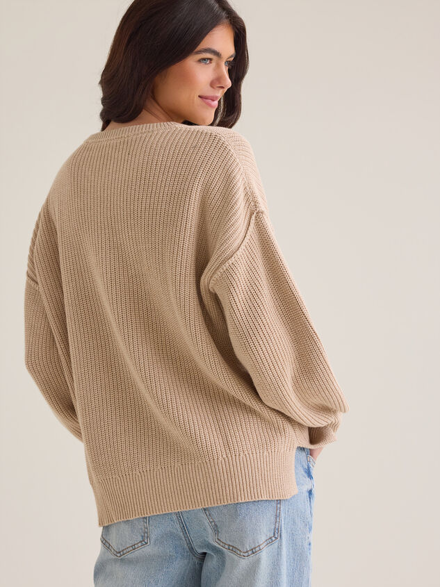 Maeve Mama Topstitch Sweater Detail 6 - AS Kids
