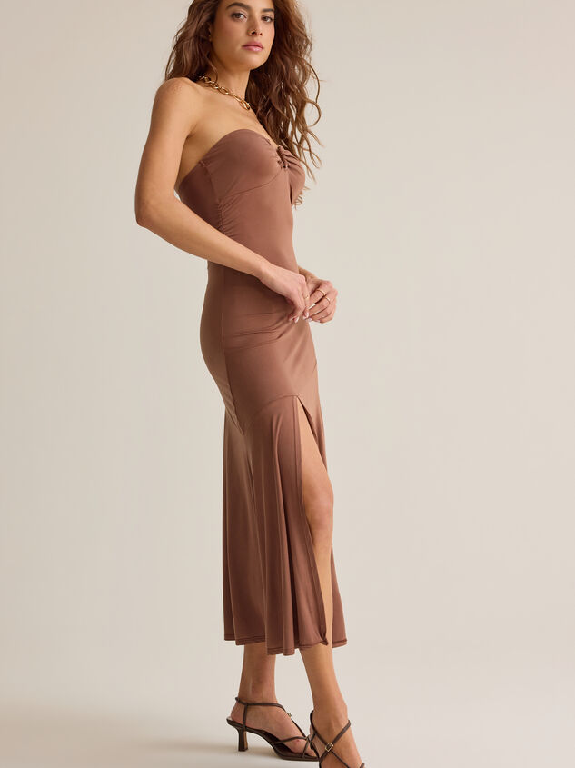 Fallon Strapless Maxi Dress Detail 4 - AS Kids