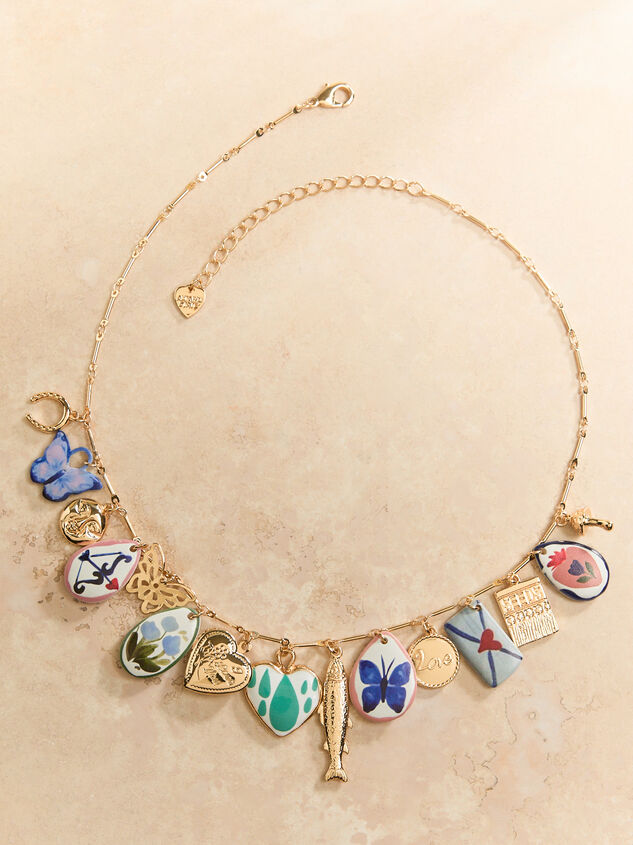 Ceramic Painted Charm Necklace - ALTAR'D STATE KIDS