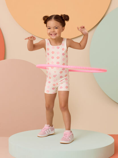 Isla Daisies Unitard - AS Kids