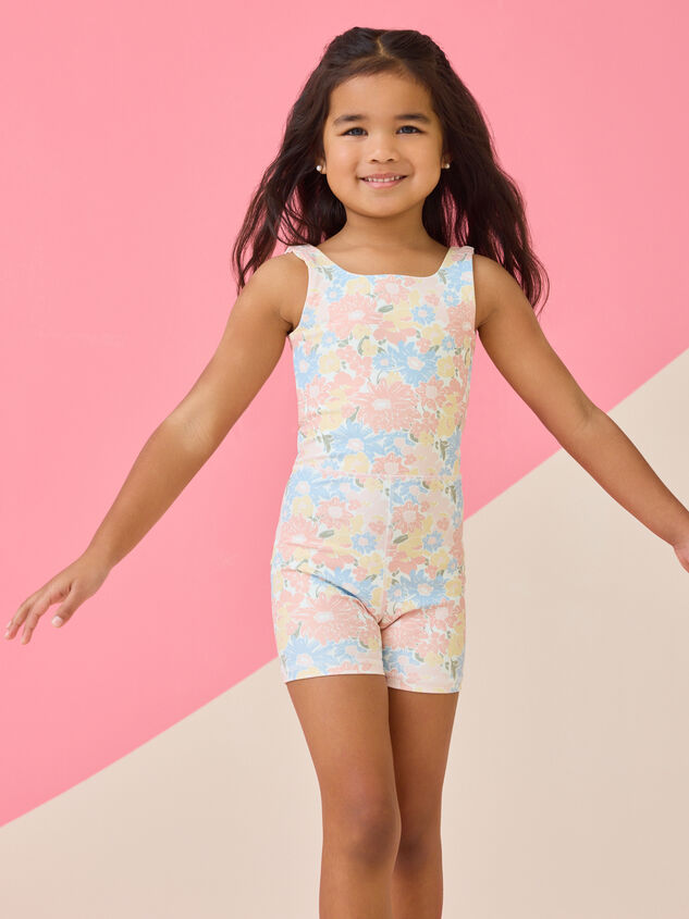 Bryn Botanical Floral Unitard Detail 4 - ALTAR'D STATE KIDS
