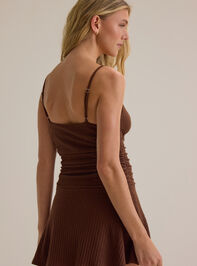 Lilia Ribbed Mini Dress Detail 3 - ALTAR'D STATE KIDS