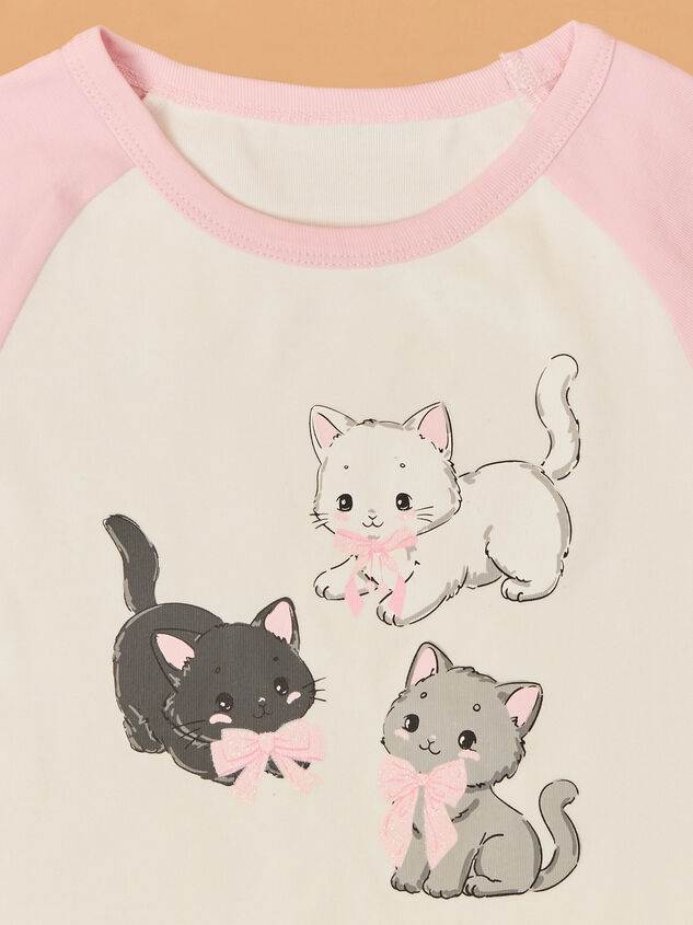 Chloe Cat Tee and Camo Skort Set Detail 3 - AS Kids