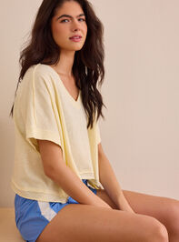 Catch Me Moving V-Neck Tee Detail 4 - AS Kids