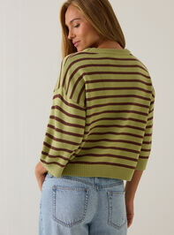 Tammy Striped Dolman Sweater Detail 7 - AS Kids