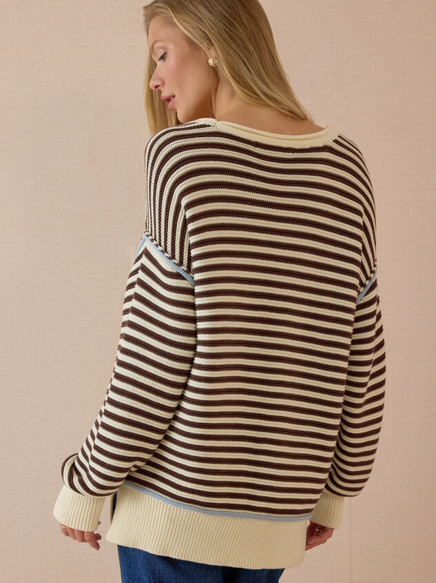 Pia Striped Sweater Detail 6 - AS Kids