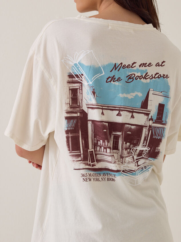 Meet Me at the Bookstore Graphic Tee Detail 5 - AS Kids