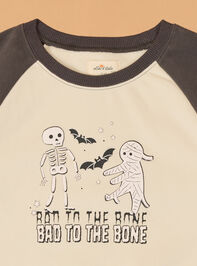 Bad To The Bone Pullover Detail 3 - AS Kids