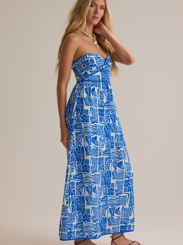 Leighton Strapless Maxi Dress Detail 5 - AS Kids