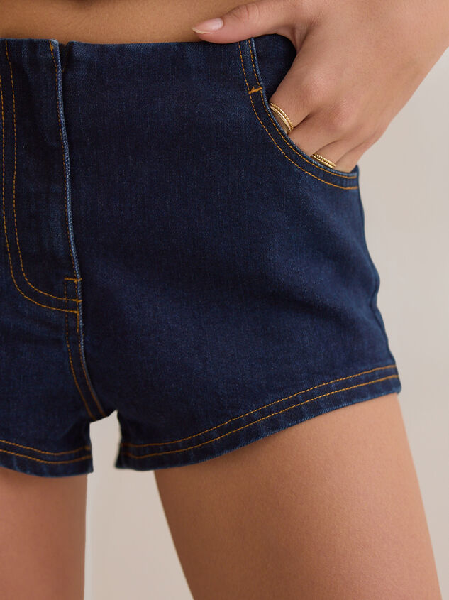 Rori Denim Mini Shorts Detail 2 - AS Kids