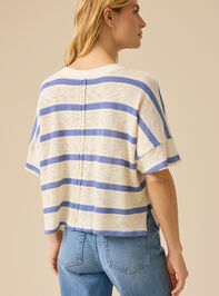 Dylan Striped V-Neck Top Detail 4 - ALTAR'D STATE KIDS