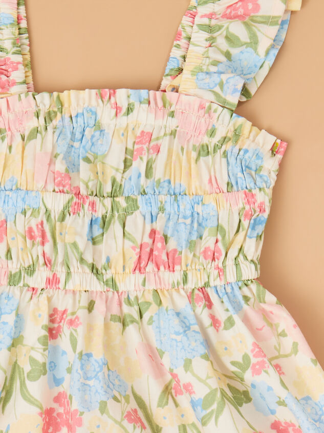 Evie Floral Baby Dress Detail 2 - ALTAR'D STATE KIDS