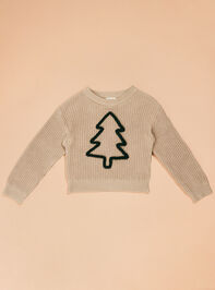 Evergreen Knit Sweater Detail 2 - AS Kids