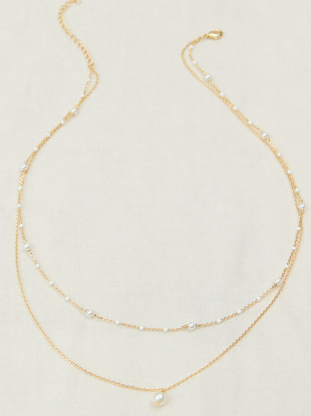 18K Gold Layered Gold and Pearl Necklace - ALTAR'D STATE KIDS