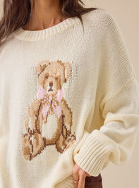 Malina Teddy Bear Sweater Detail 2 - ALTAR'D STATE KIDS