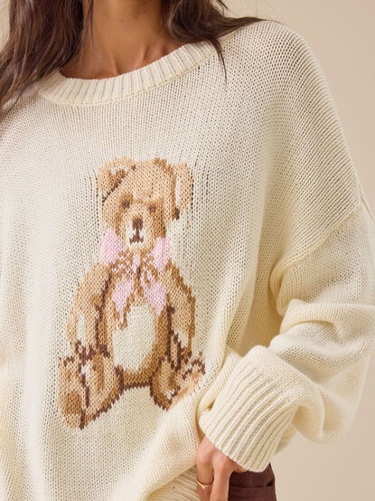 Malina Teddy Bear Sweater - ALTAR'D STATE KIDS