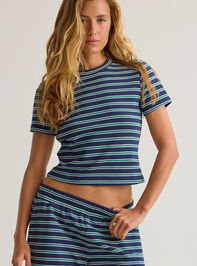 Santorini Striped Knit Top Detail 3 - AS Kids
