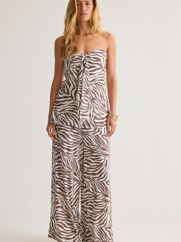 Diane Zebra Long Line Tube Top - AS Kids