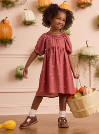 Haley Floral Toddler Dress Detail 2 - AS Kids