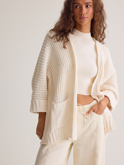 Olivia Chenille Open Front Cardigan - AS Kids
