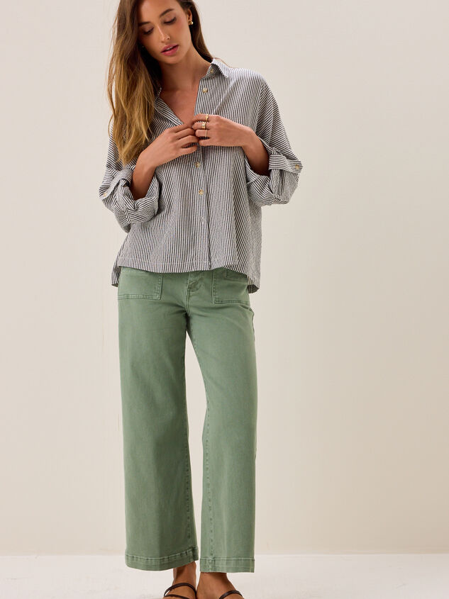 Garner High Rise Denim Pant Detail 3 - AS Kids