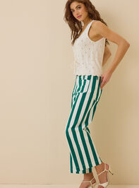 Lynn Pointelle Button Tie Tank Detail 3 - ALTAR'D STATE KIDS