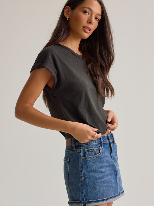Demi Slub Roll Sleeve Tee Detail 3 - AS Kids
