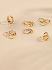 12 Piece Statement Ring Set Detail 2 - ALTAR'D STATE KIDS