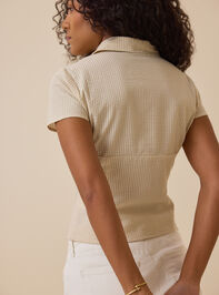 Penelope Stripe Button Up Top Detail 6 - ALTAR'D STATE KIDS