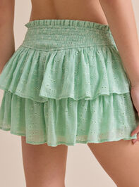 Carrie Tiered Mini Skirt Detail 4 - ALTAR'D STATE KIDS