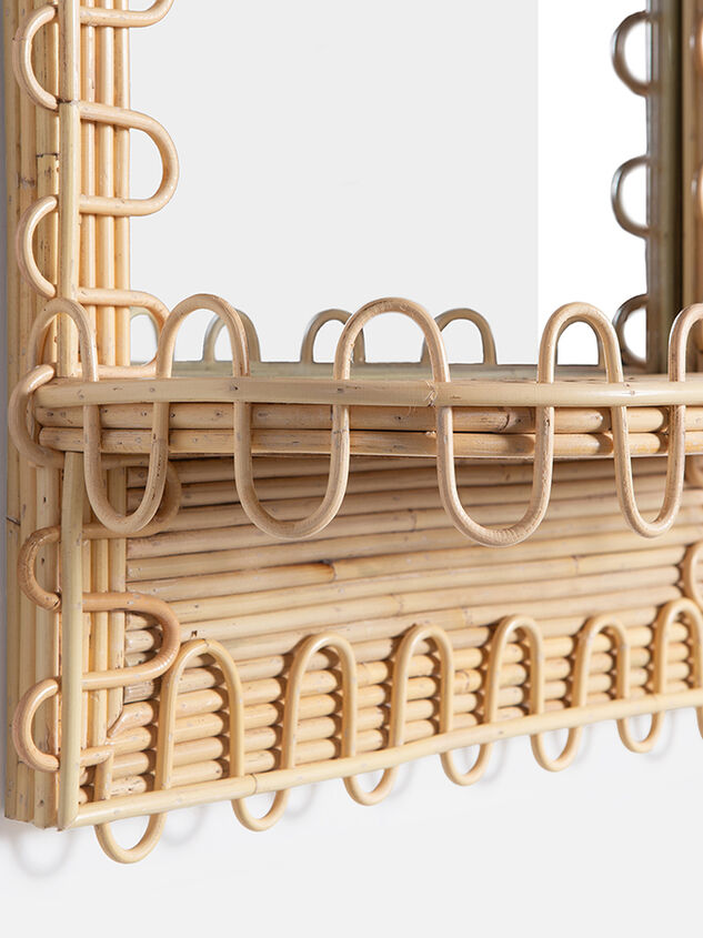 Cora Woven Shelf Mirror Detail 6 - ALTAR'D STATE KIDS