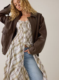 Delphine Plaid Kimono - AS Kids