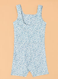 Addy Floral Unitard Detail 4 - AS Kids