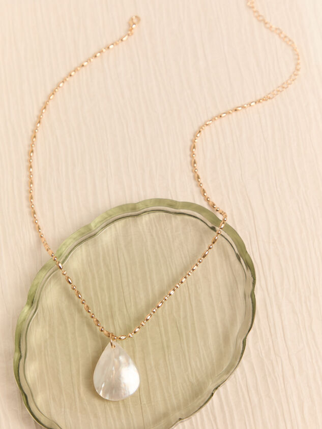 Pearl Teardrop Necklace Detail 2 - AS Kids
