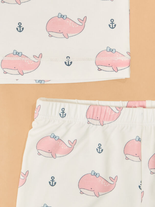 Brooke Bubbly Whale Lounge Set Detail 2 - ALTAR'D STATE KIDS