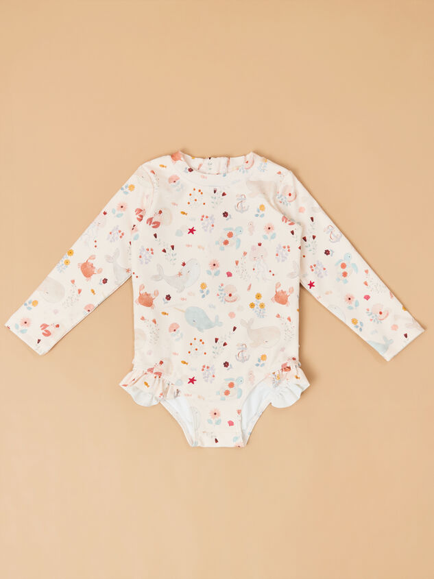 Sea Creature One Piece Swimsuit Detail 2 - ALTAR'D STATE KIDS