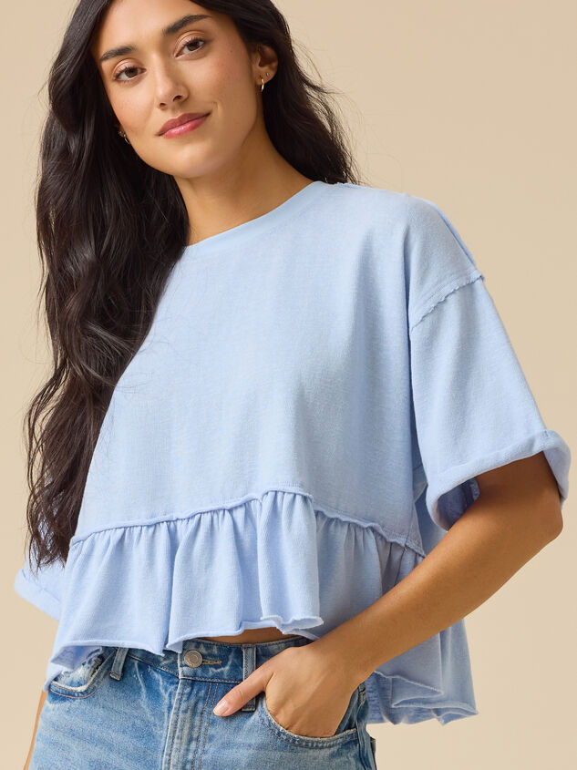Sabrina Ruffle Babydoll Top Detail 2 - ALTAR'D STATE KIDS
