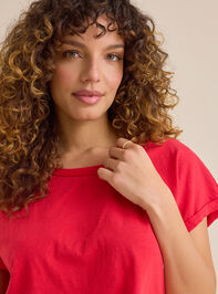 Demi Slub Roll Sleeve Tee Detail 2 - AS Kids