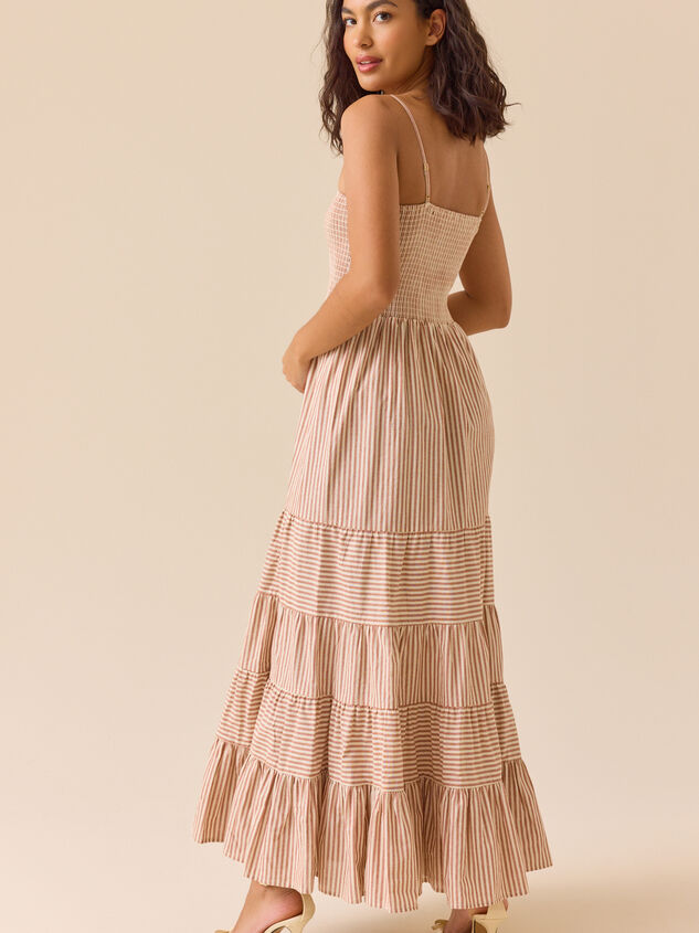 Delaney Striped Maxi Dress Detail 3 - ALTAR'D STATE KIDS