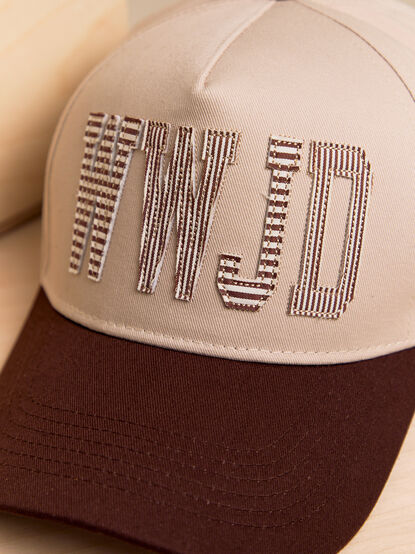 WWJD Striped Trucker - AS Kids