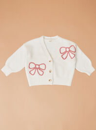 Bailey Bow Stitch Cardigan Detail 2 - ALTAR'D STATE KIDS