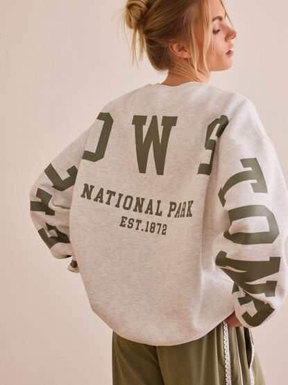 Yellowstone National Park Pullover - AS Kids