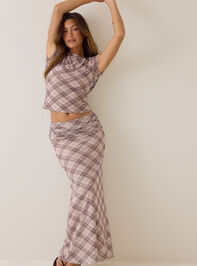 Felicia Plaid Maxi Skirt - AS Kids