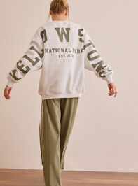Yellowstone National Park Pullover Detail 5 - AS Kids